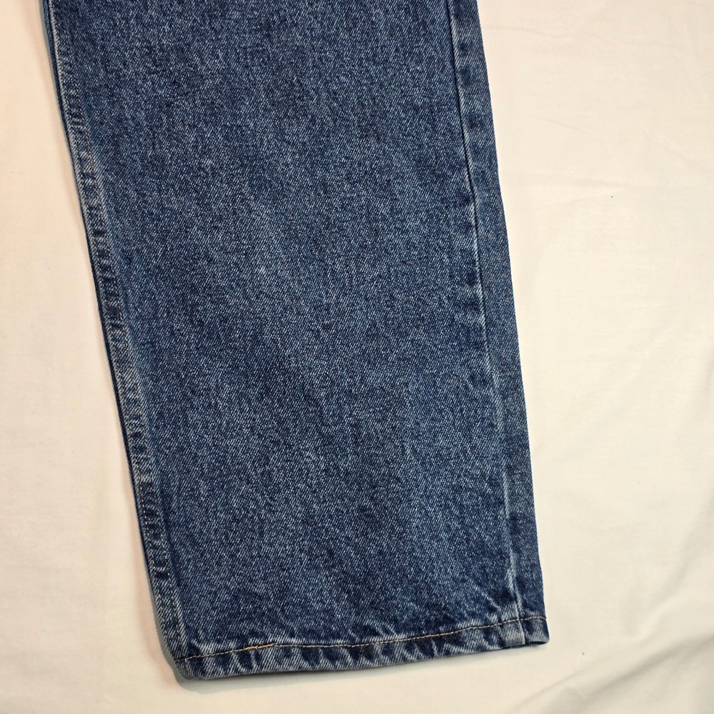 Wrangler Authentics Mens Relaxed Fit Jeans 42x30 Medium Wash Blue Denim 97601DR - Picture 10 of 16